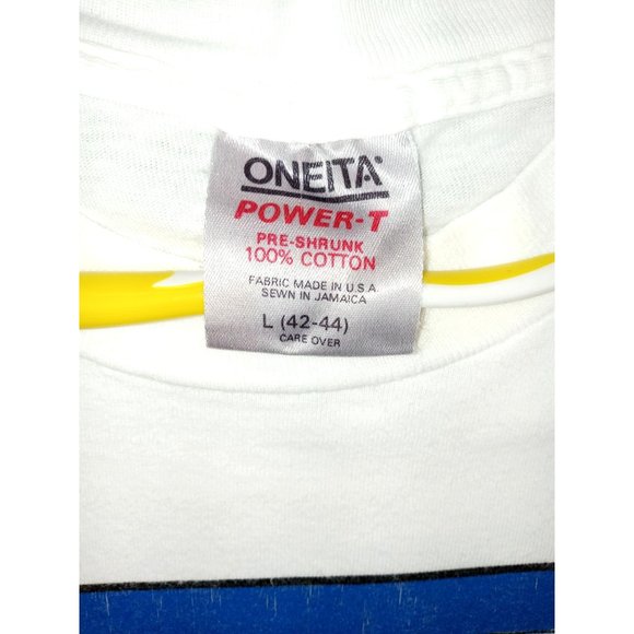 Vintage Procter Gamble Tshirt L Ultra Tide Oneita Comic 1991 Noir Advertisement - Picture 6 of 7